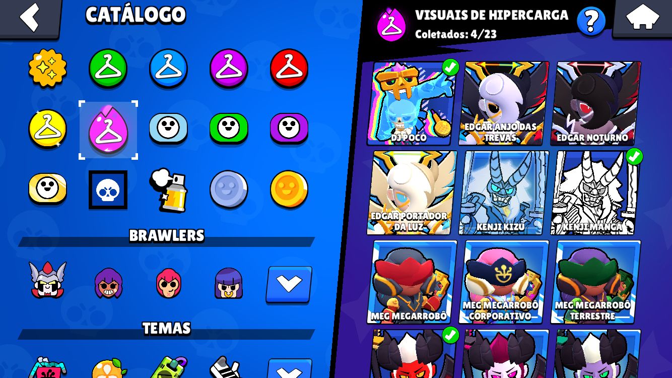 Conta Brawl Stars Gemada 84K + CV 14 CLASH OF CLANS