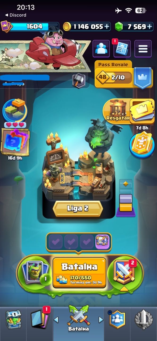 CLASH ROYALE | TORRE 16 | 12 CARTAS LVL 16 | 13.141 TROFÉUS | 7.559 GEMAS