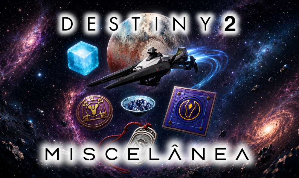 Destiny 2 - Miscelânea, Pacotes e Mais | PC | Xbox | PS |