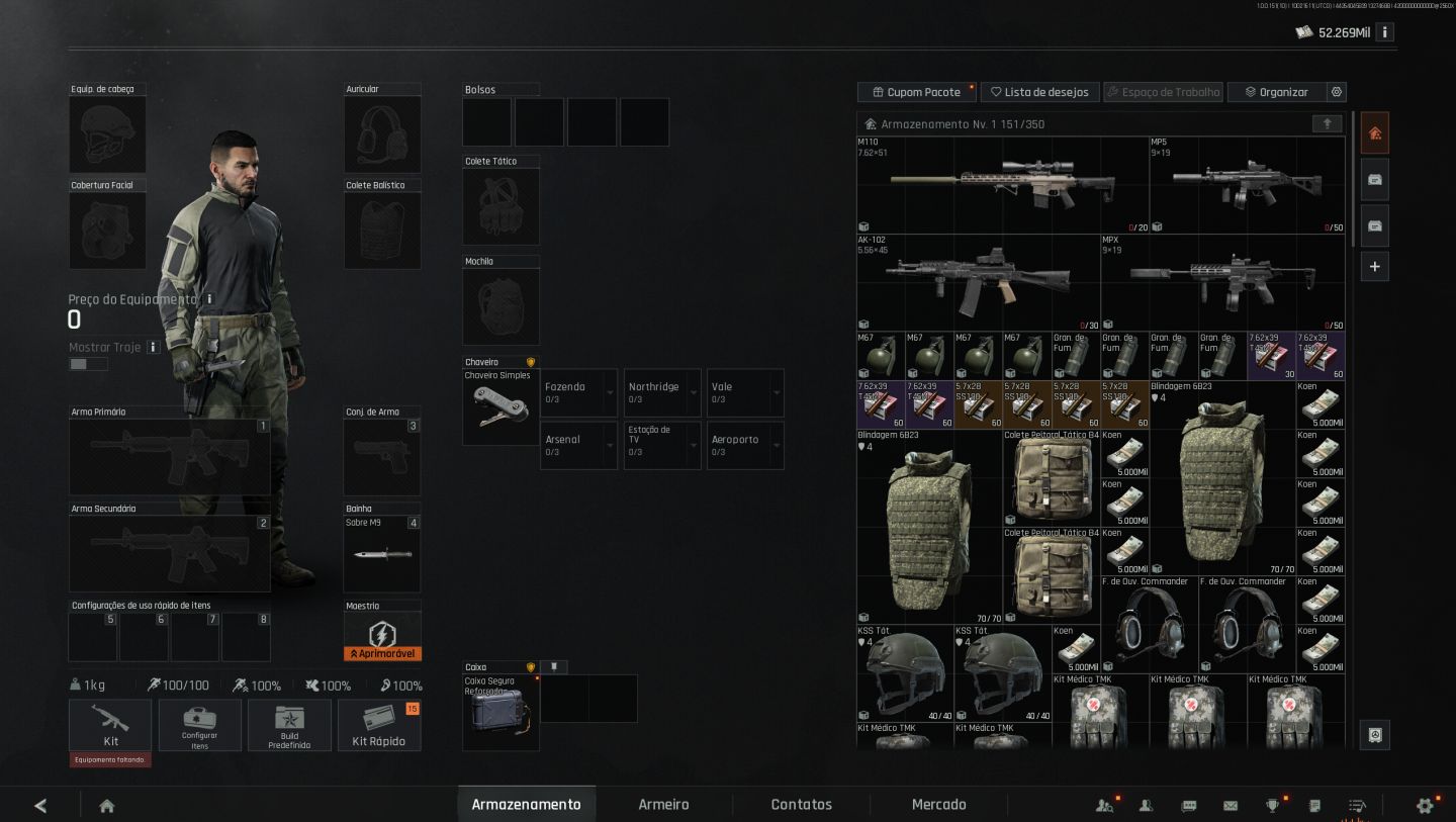 Conta20 Arena Breakout -PC- 54m basicamente tudo em KOEN - - 52M de KOEN