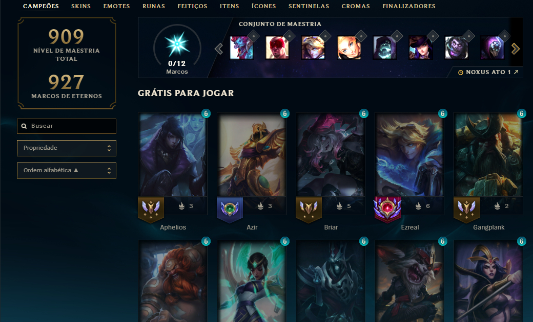 Conta do Lol COM 617 SKINS