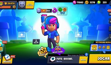 Conta de Brawl stars com 26k de troféus ,67 brawlers e várias skins