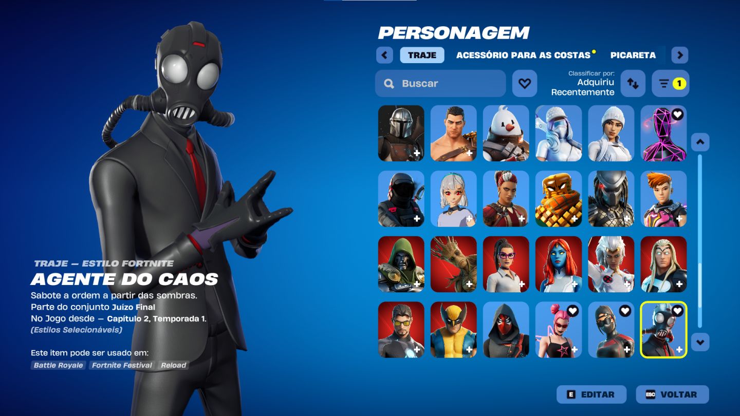 Conta EPIC GAMES com varios jogos brabos e muita skins raras no fortnite