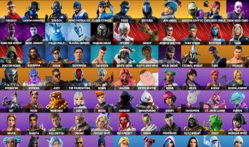CONTA DE FORTNITE COM 91 SKINS+TONY STARK+SKINS EXCLUSIVA DA PSN+JULES