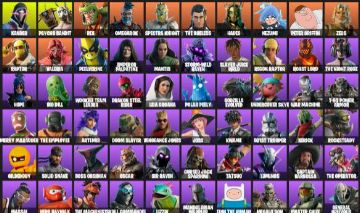 CONTA FORTNITE - 218 SKINS FULL | PODE ALTERAR E-MAIL | Marceline, Skull Trooper