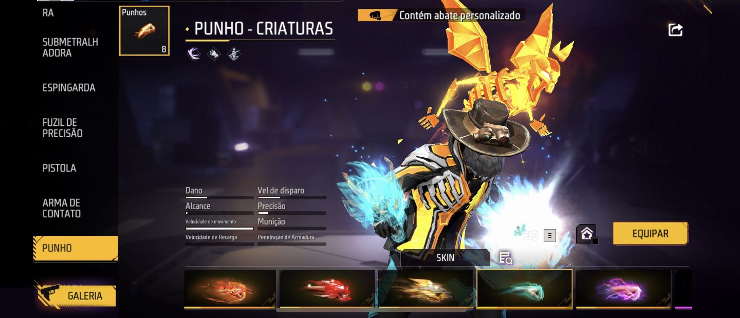 Conta free fire rara