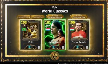EFOOTBALL 26 MOBILE - ÉPICOS, SHOWTIME, BIGTIME - LISTA 10