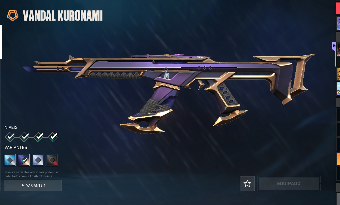 CONTA VALORANT FACA ARAXYS + VANDAL KURONAMI + PHANTOM PROTOCOLO + CONTA NO LOL