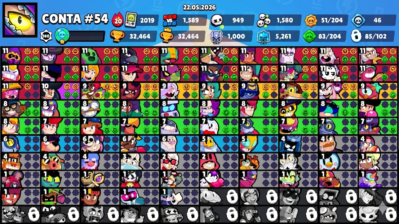 CONTAS BRAWL STARS FULL ACESSO ENTREGA AUTOMÁTICA - MELHOR PREÇO DA GGMAX