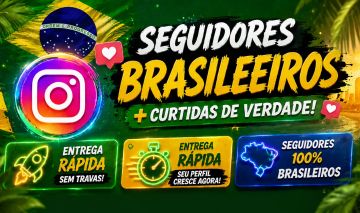 SEGUIDORES INSTAGRAM E CURTIDAS ENTREGA AUTOMATICA + BRINDE
