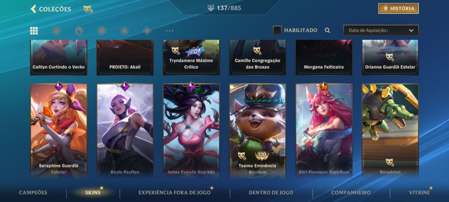 Conta Wild Rift main mid e Sup