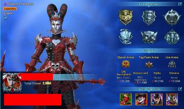 Conta 1 mitico, 41 lendarios e principais epicos. CB 2key full auto 2.7M
