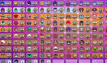 CONTA BRAWL STARS 35K+ TROFÉUS | 98 BRAWLERS | 10 BRAWLERS 1000+ | SKINS RARAS