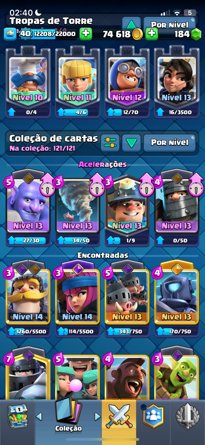 Conta top CLASH ROYALE antiga mais de 10 anos