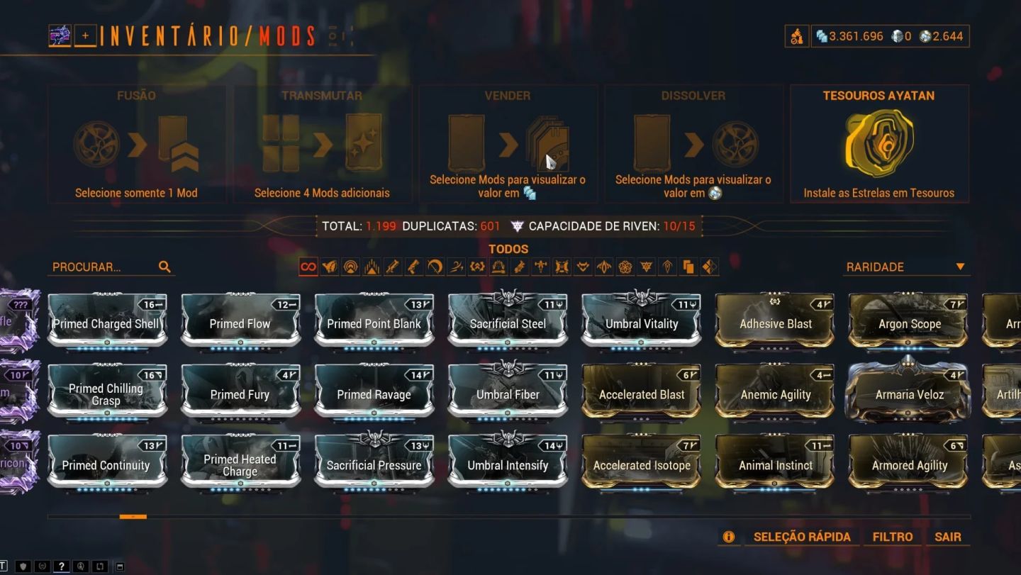 Conta Warframe Mr18 Tennocon