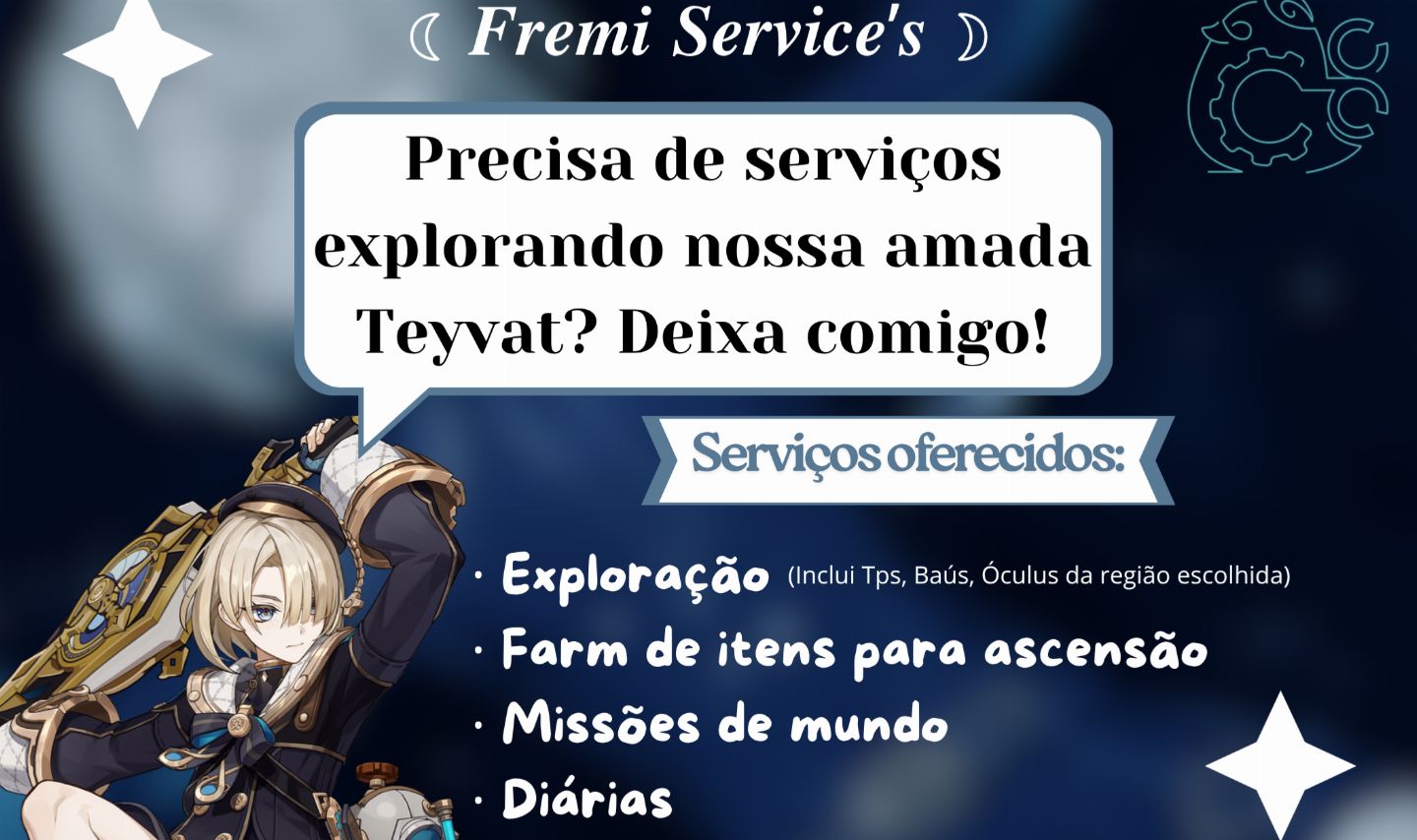 (Fremi Services) Serviços de Genshin Impact