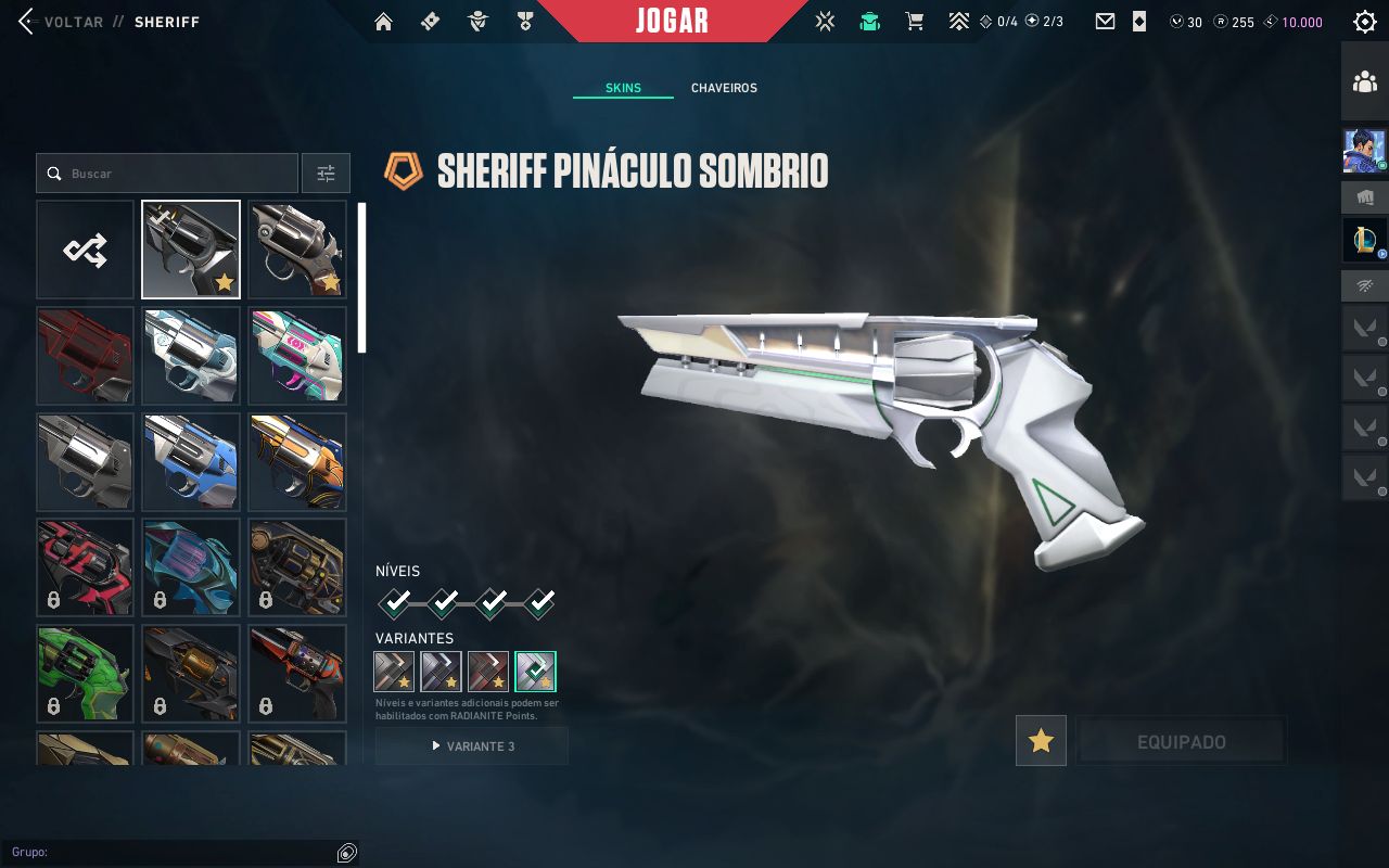 Conta de valorant barata com mutias skins