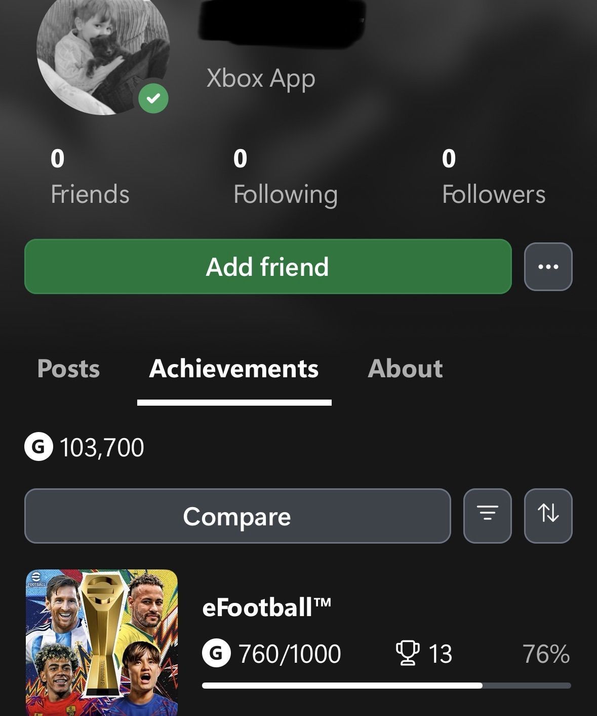 Conta com 100K Gamerscore xbox live