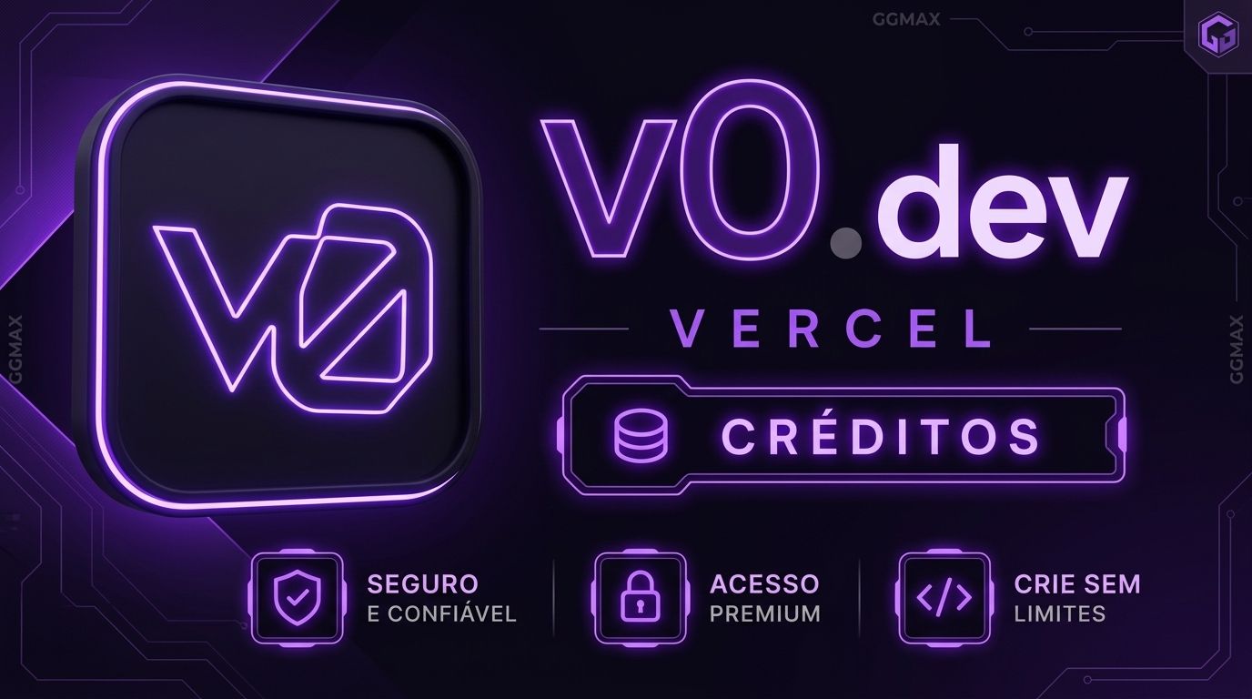 V0.dev Vercel AI | Contas Individuais com Saldo + Brinde Exclusivos