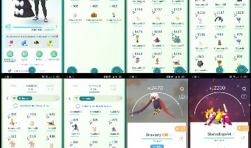 Pokemon go lvl 62 | 39 SHINY | 6 HUNDO | 1.8M STARDUST | F101 RÁPIDO