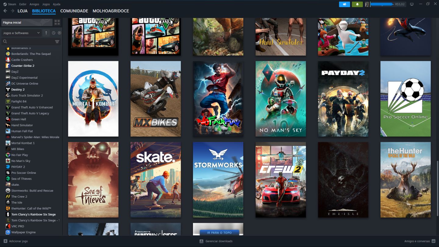 CONTA STEAM, R6 TOP NO PRECINHO LEIA A DC