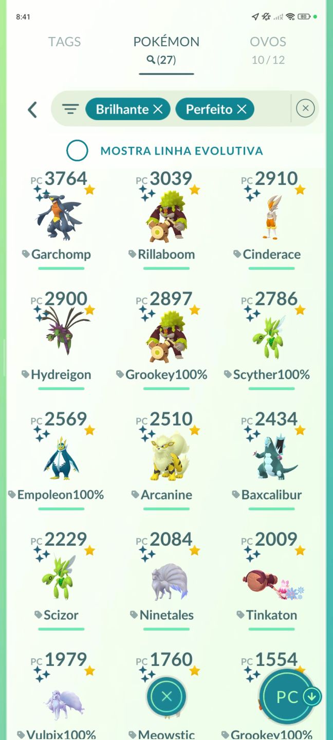Conta de pokémon go Rara e boa muito pokémon 100%