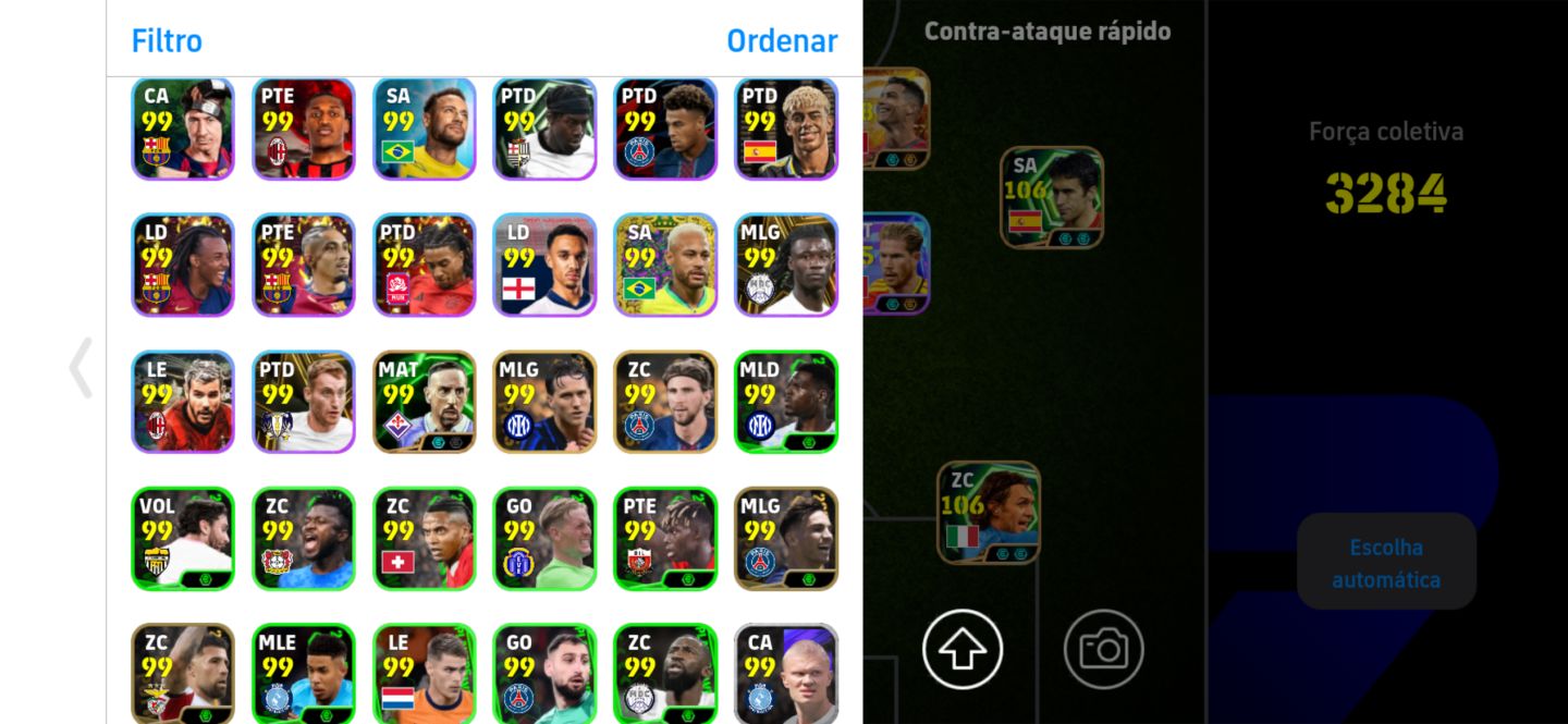 CONTA EFOOTBALL BOA +3280 DE FORÇA