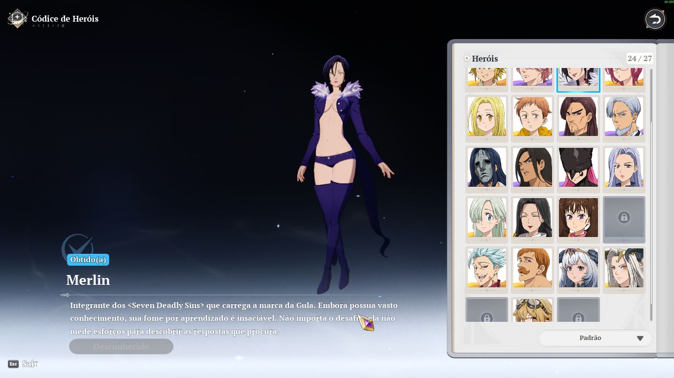 Conta 7DS ORIGIN : FULL ENDGAME, CONTA COMPETITIVA, COM TODOS OS PETS +