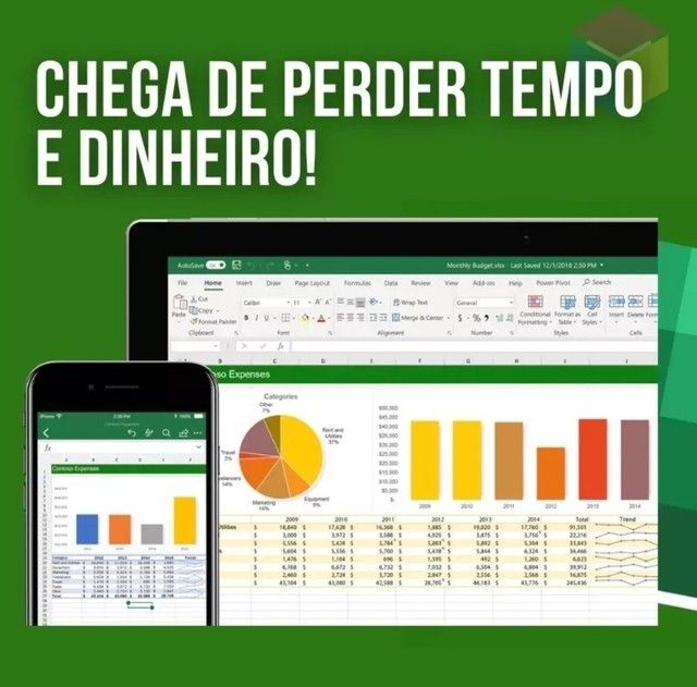 SUPER PACK EXCEL +15.000 PLANILHAS PRONTAS EDITÁVEIS + ENTREGA AUTOMÁTICA!