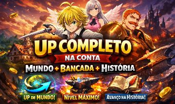 UP COMPLETO NA CONTA (MUNDO + BANCADA + HISTÓRIA)