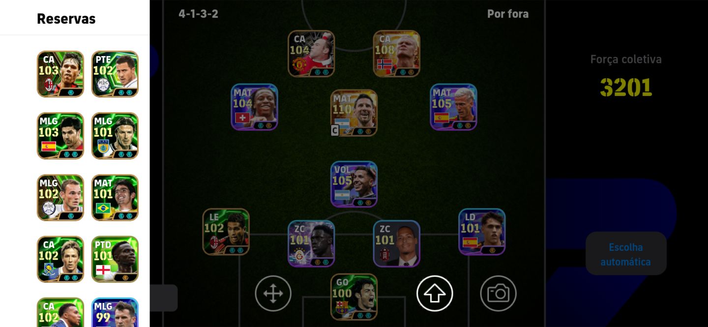 Conta top messi 110
