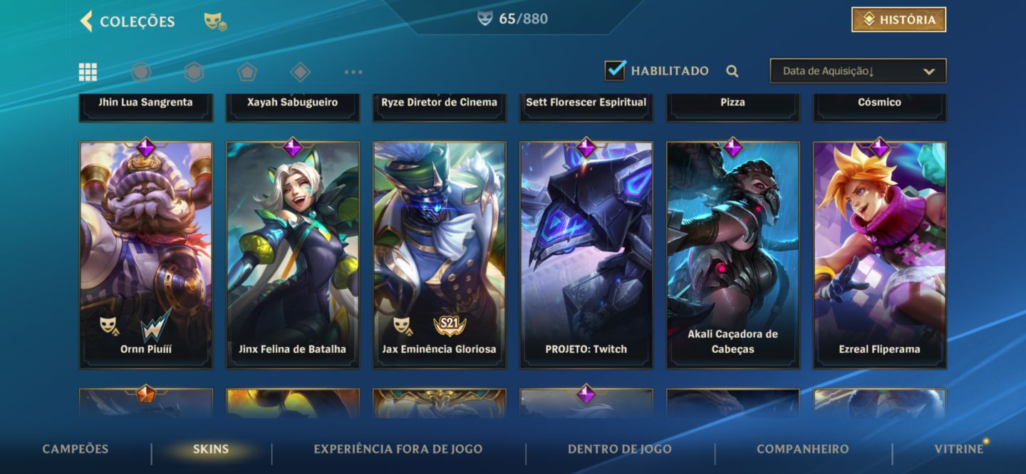 Conta Wild Rift Mestre 3