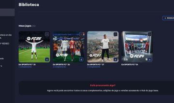 Conta EA com EA FC 24,25,26,27