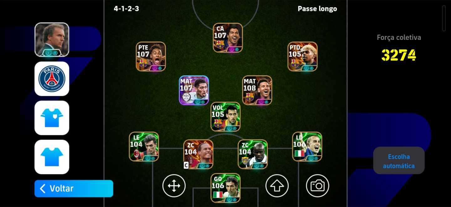 CONTA EFOOTBALL COM MESSI E NEYMAR RAROS (MOEDAS NEGATIVAS)