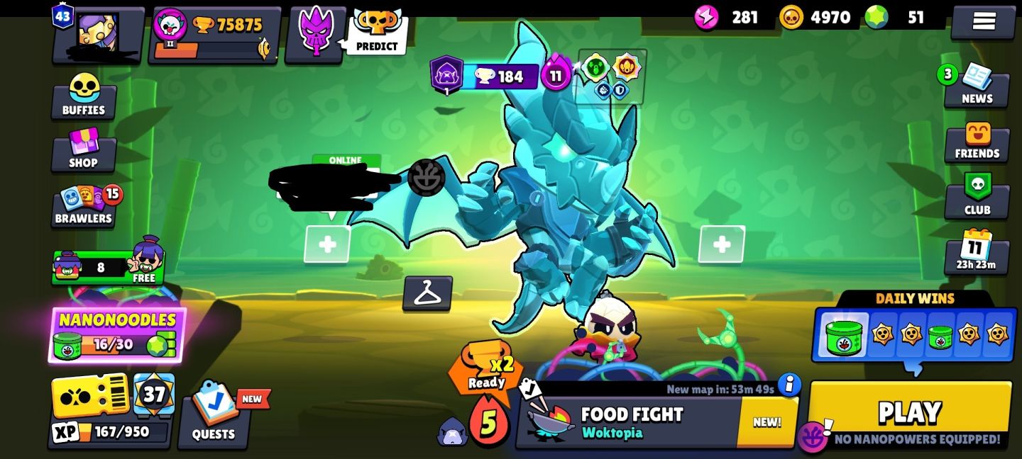 Conta de Brawl Stars 75K de 2019 (CONTA DE CLASH ROYALE 10K 9 ANOS DE BRINDE)