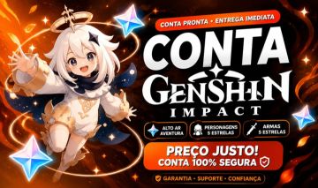 Conta Genshin Impact Melhor Preço do Site