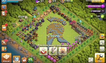 [CV17] Clash of Clans Nível 257 6 Construtor 3.221 Gemas Heróis 95/95!