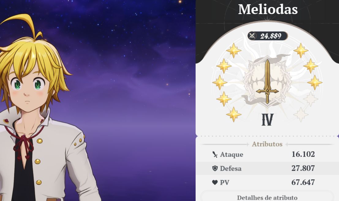 CONTA STARTER 7DS ORIGIN - MELIODAS P8
