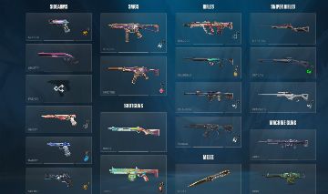 Conta valorant cheia de skins ex imortal