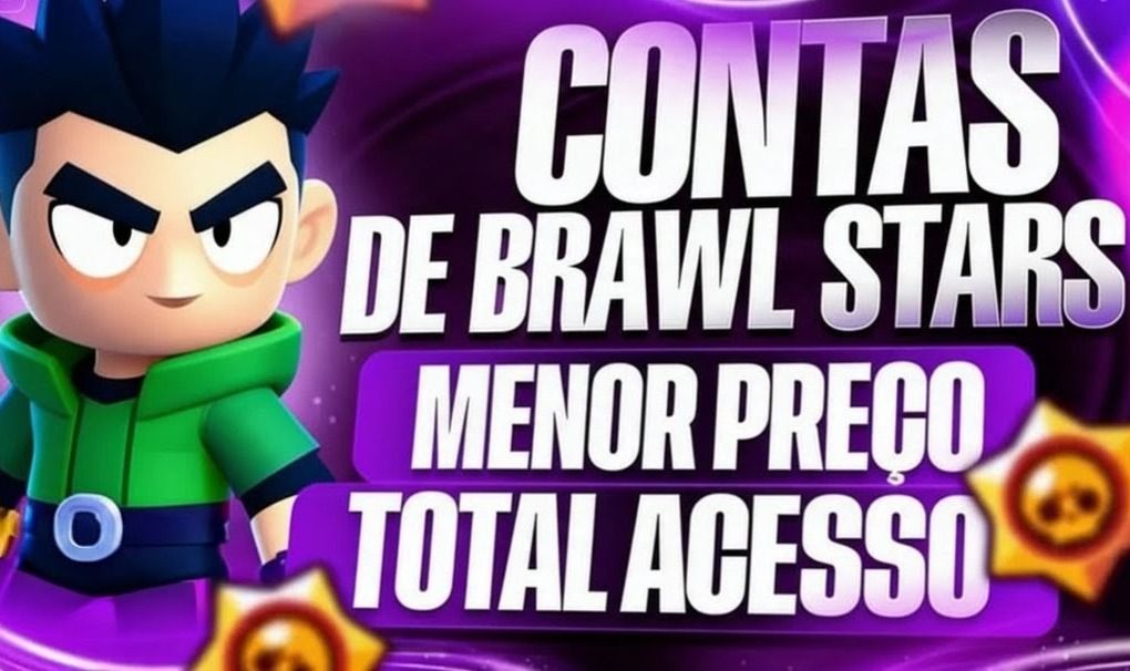 Conta brawl stars gemada e rara!!!