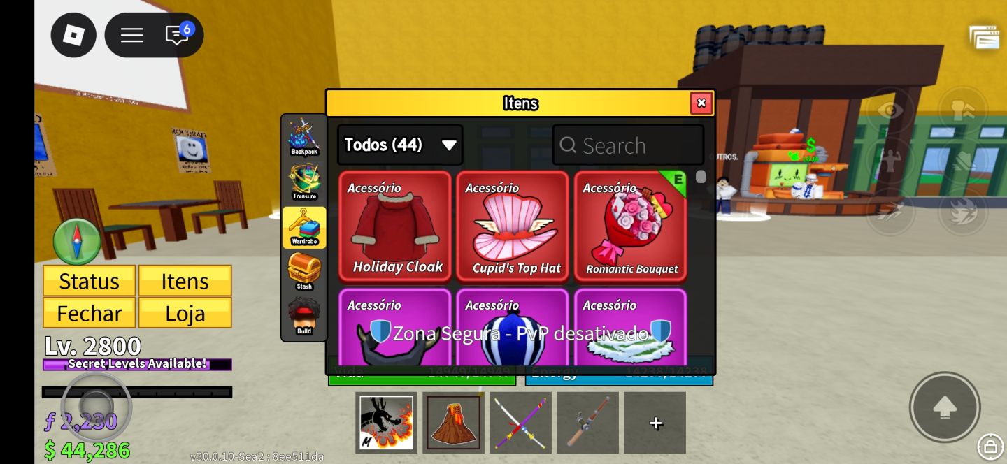 Roblox Blox Fruits Lv 2800 + TTK, CDK e Hallow Scythe