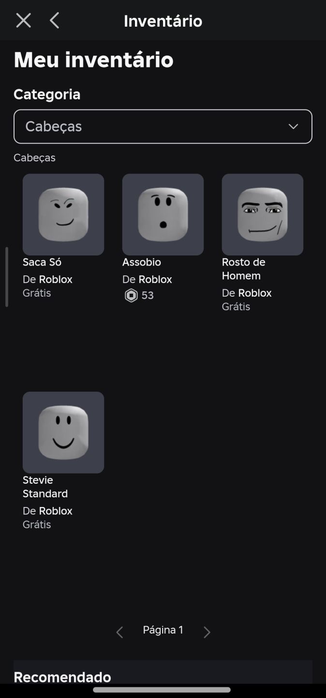 Conta Roblox Antiga Rarinha