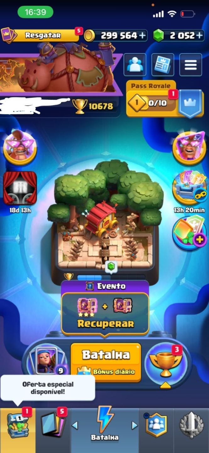 CONTA 10600 DE TROFEU CLASH ROYALE