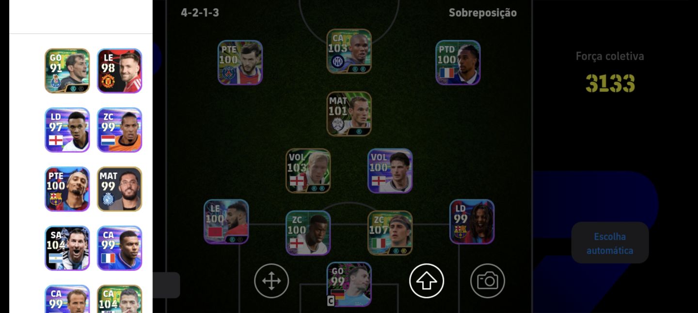 CONTA DE EFOOTBALL