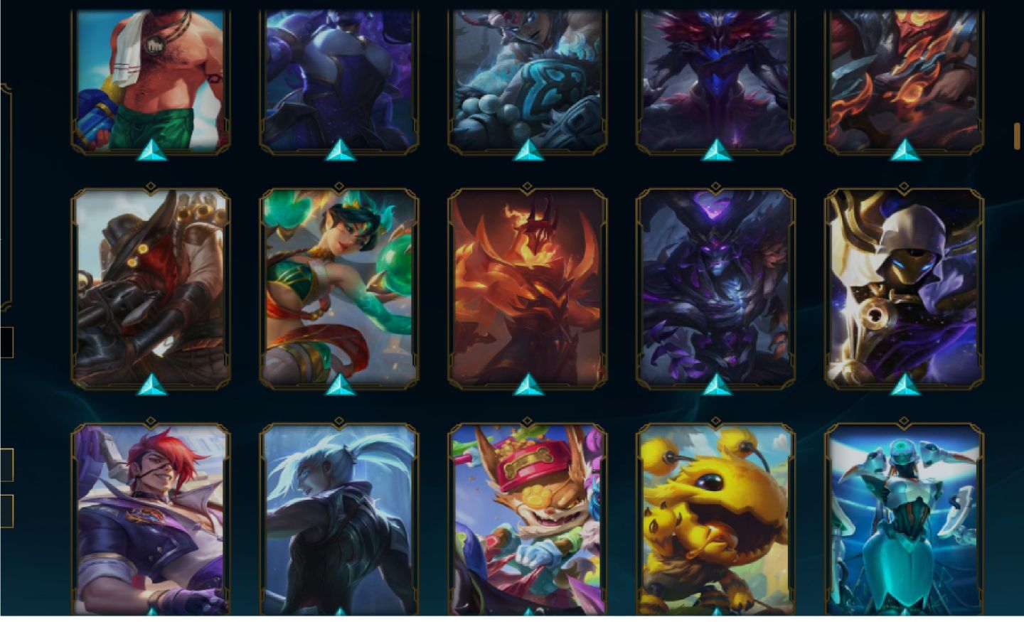 CONTA LOL + VALORANT | LVL 465 | ESMERALDA III | 277 SKINS