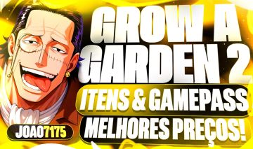 (MEGA) GROW A GARDEN 2 ROBLOX - CRESÇA UM JARDIM 2 - PETS/SEEDS/ITENS/GAMEPASS