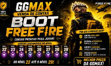 [PROMOÇAO SO HOJE] CONTAS BOOT DO NIVEL 22 ATE NIVEL 29
