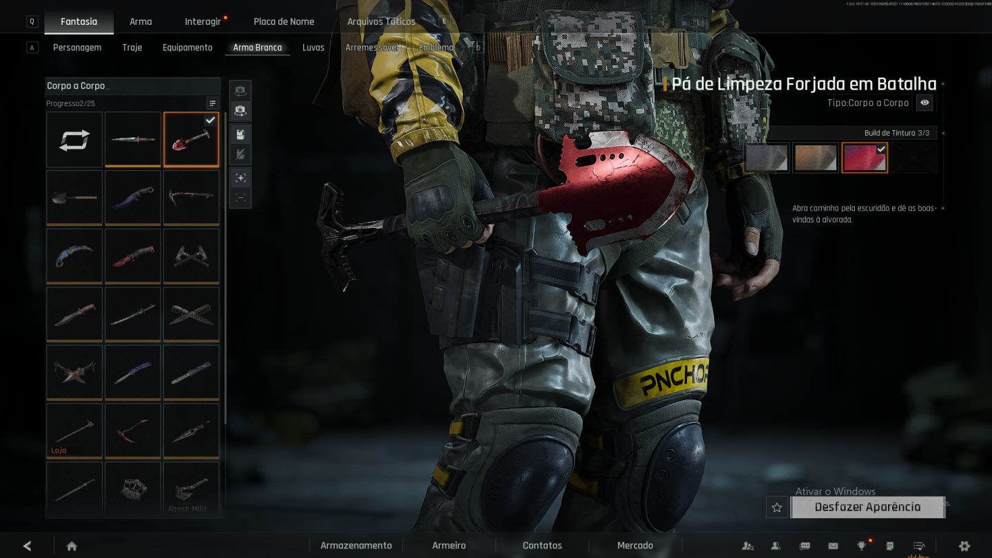 CONTA ARENA BREAKOUT INFINITE PC - 200M STASH + SKINS + ARMAS E EQUIPAMENTOS
