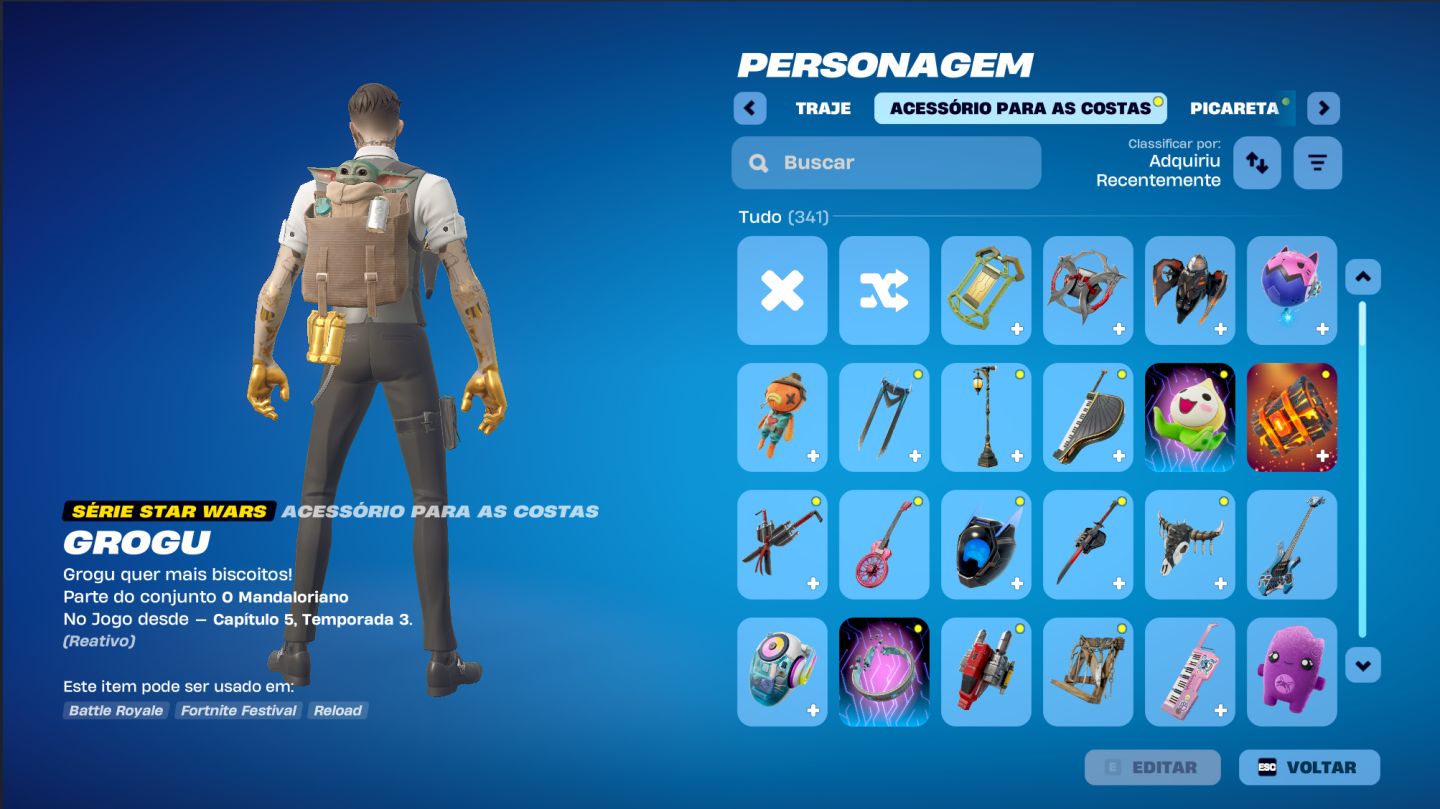 Conta Fortnite skins lendárias (Travis Scott, Kratos, Midas e outras)