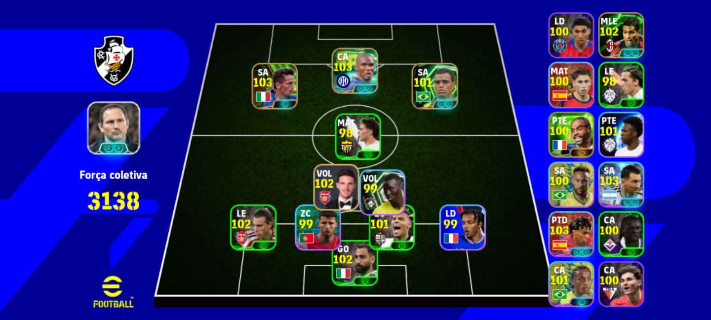 Conta efootball com baggio raro e antigo!